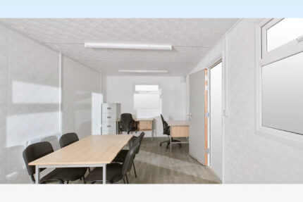 Cabaña Jackleg de 24 pies x 10 pies (Cabaña de obra)